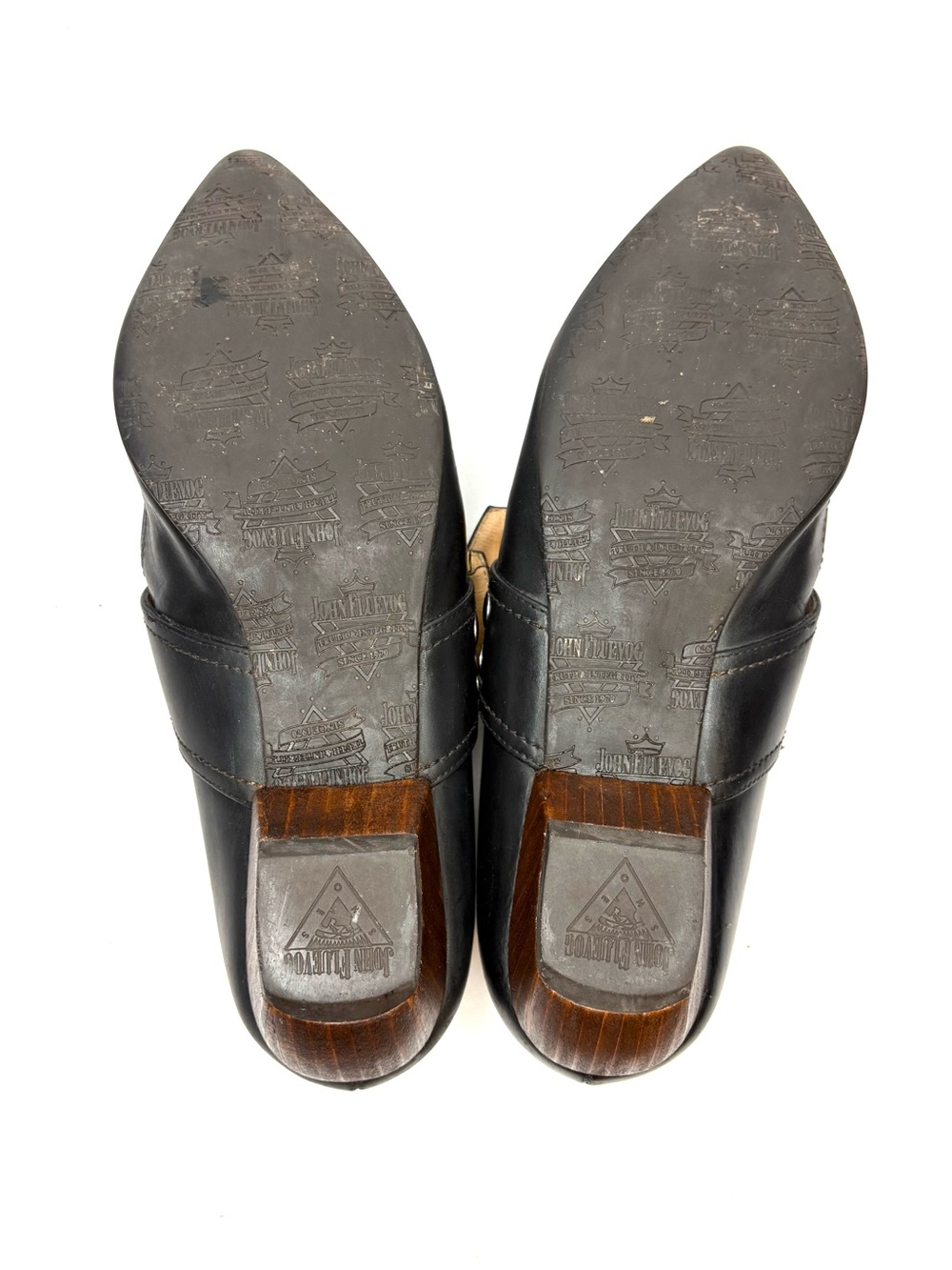 John Fluevog Black Leather Buckled Truth Pilgrim | 9.5 - Picture 10 of 12